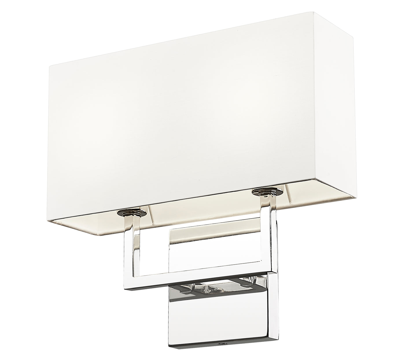 815-2S-PN - Saxon 2 Light Wall 11" Sconce - Polished Nickel