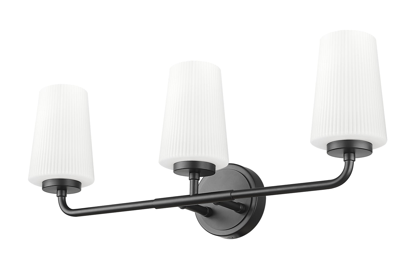 7005-3V-MB - Montford 3 Light 24" Vanity - Matte Black