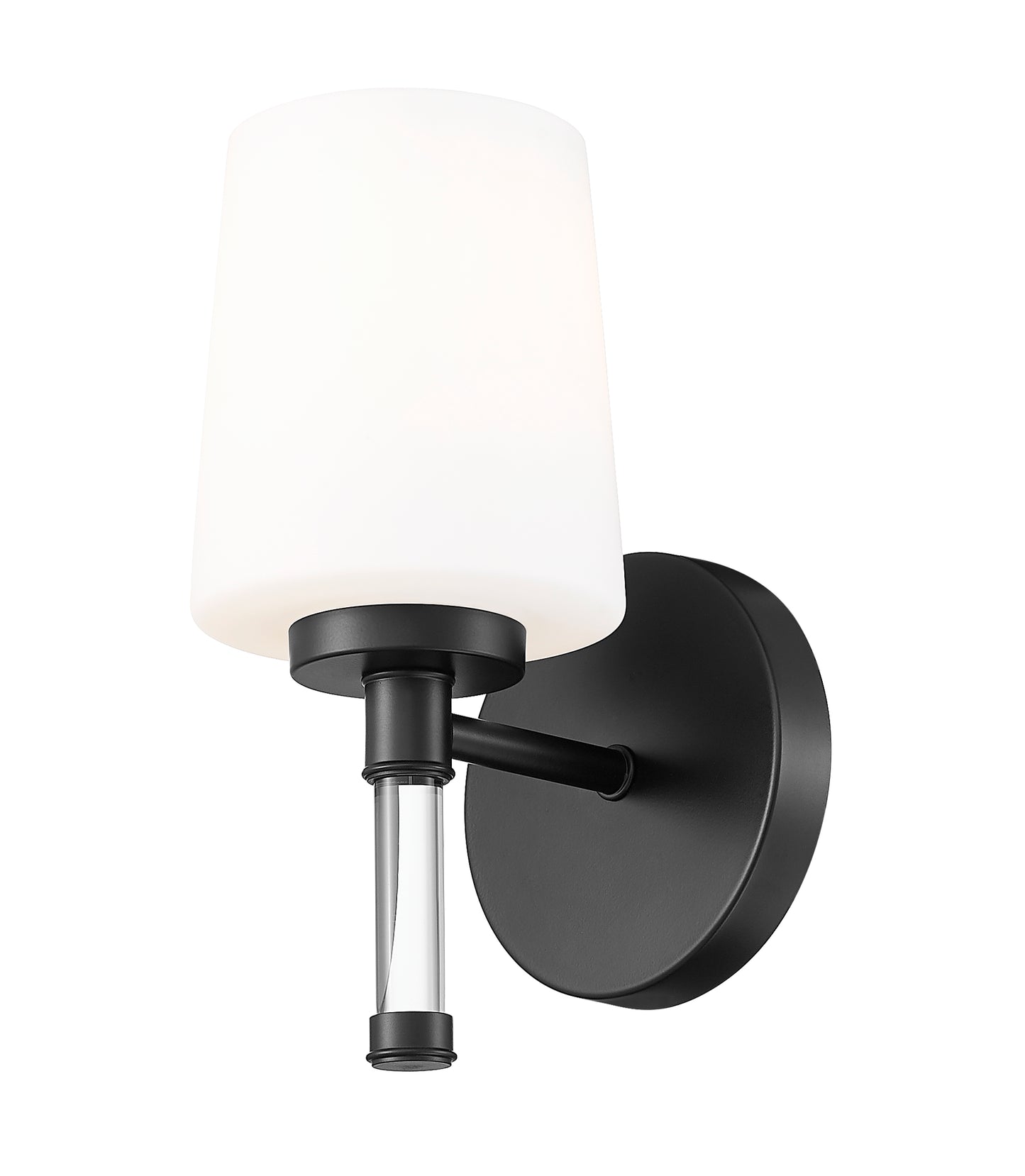 7700-1V-MB - Henri 1 Light 5" Vanity - Matte Black