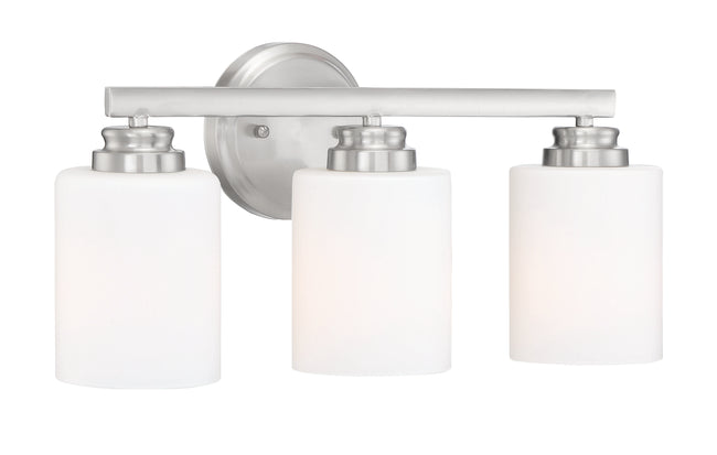 50503-BNK-WG - Bolden 3 Light 18" Wide Vanity Light - Brushed Nickel