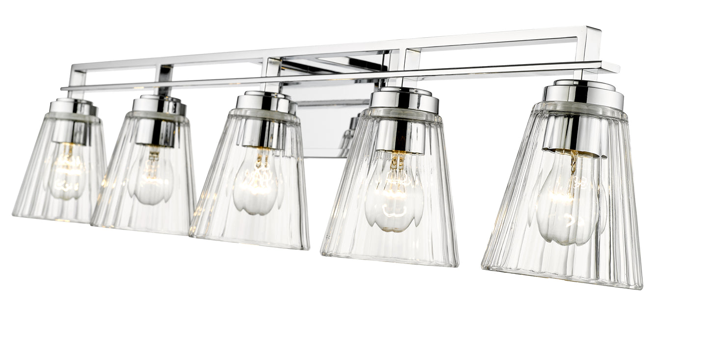 823-5V-CH - Lyna 5 Light 39" Vanity - Chrome
