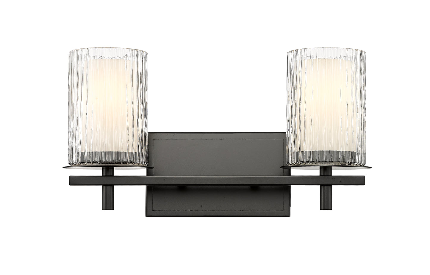 1949-2V-MB - Grayson 2 Light 16" Vanity - Matte Black