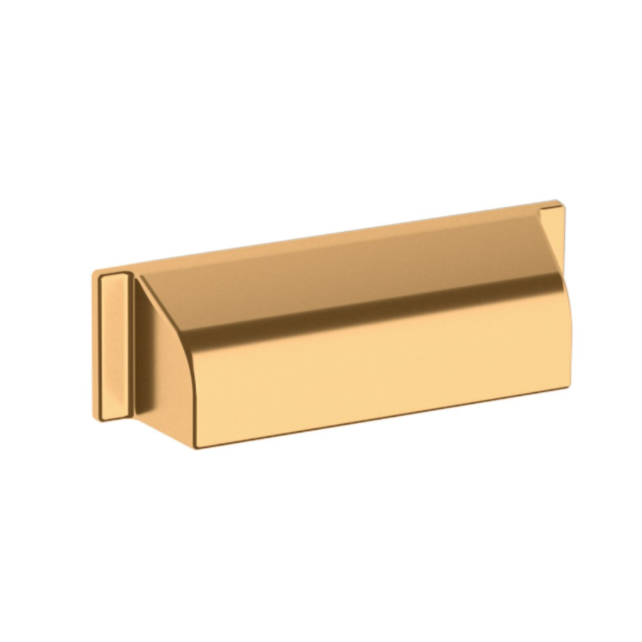 4421003 - 4" Centers - Transitional Cup Pull - Polished Brass