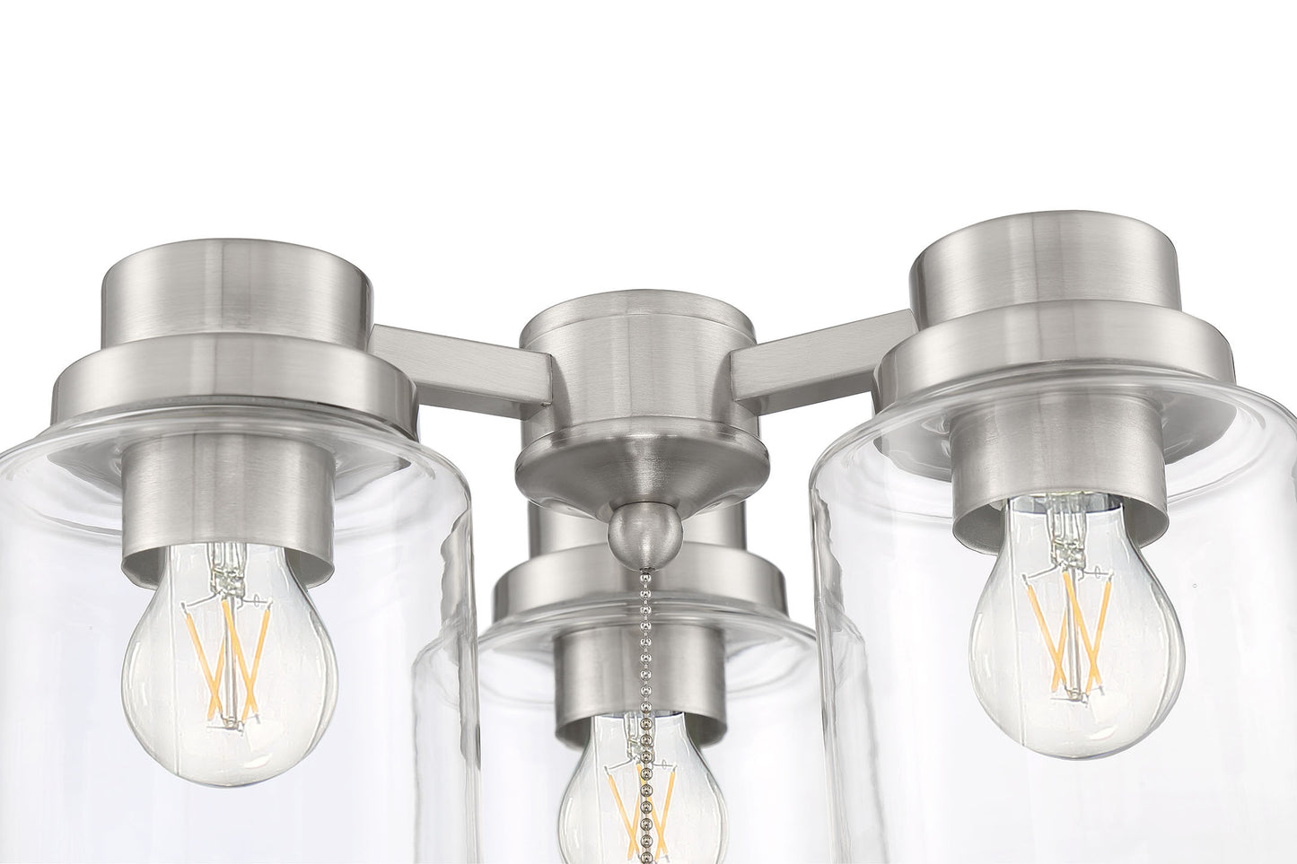 LK301102-BNK-LED - 3 Light Universal Light Kit in Brushed Polished Nickel
