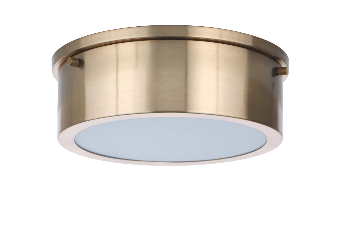 X6709-SB-LED - Fenn 1 Light 9" Wide Flush Mount - Satin Brass