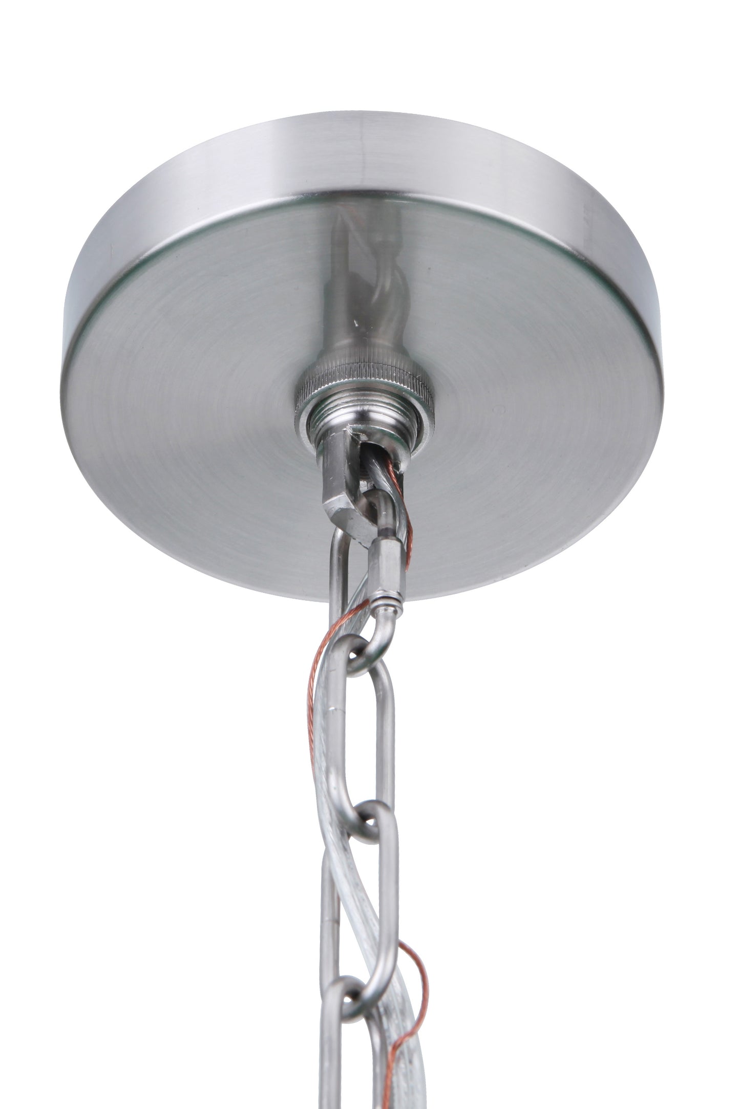 54326-BNK - Larrson 6 Light 18" Wide Chandelier - Brushed Nickel