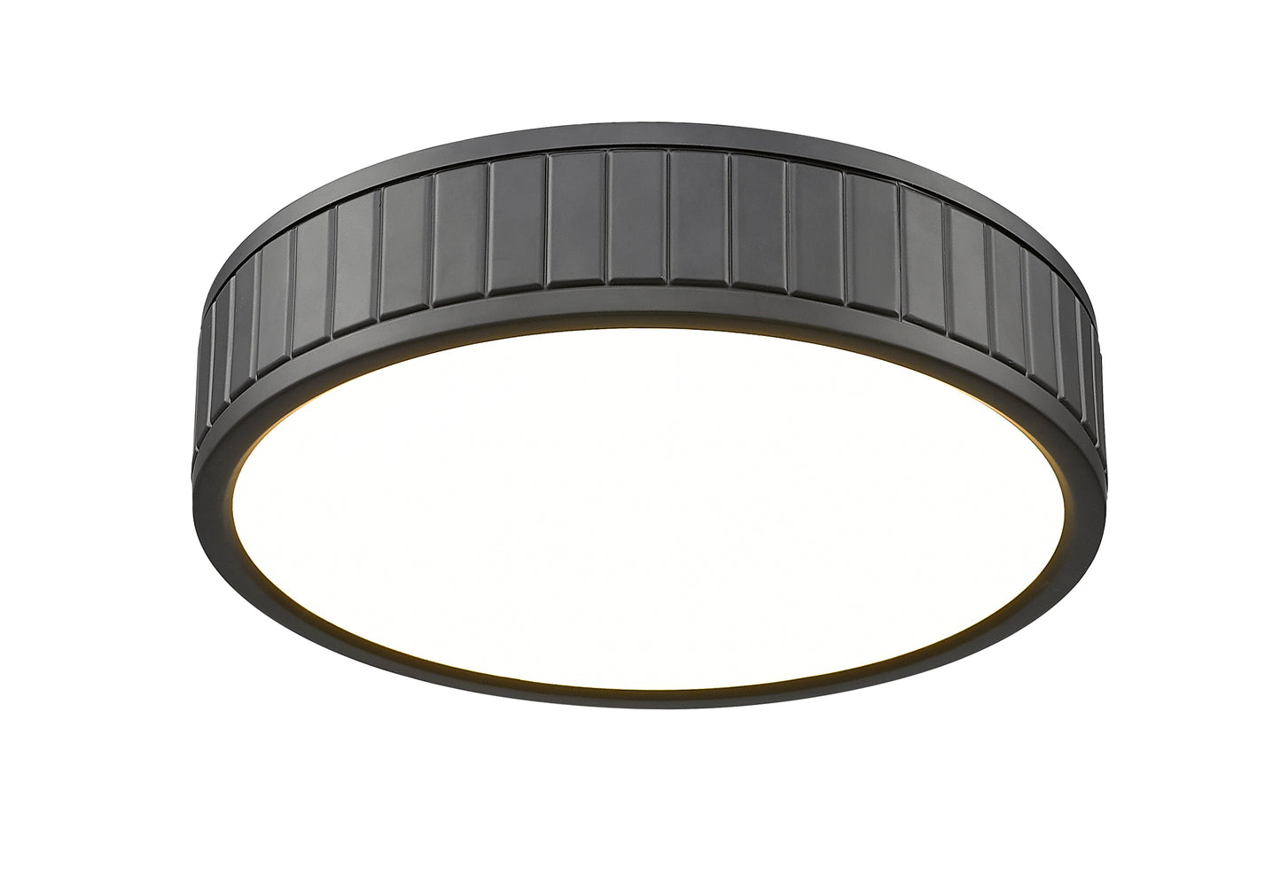 1005F12-MB-LED - Madison 1 Light Flush 12" Mount - Matte Black