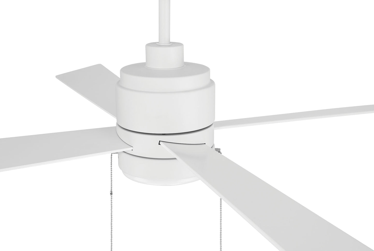 MCY52W4-PC - McCoy 52 4 Blade with Pull Chains 52" 4 Blade Ceiling Fan with Light Kit - White