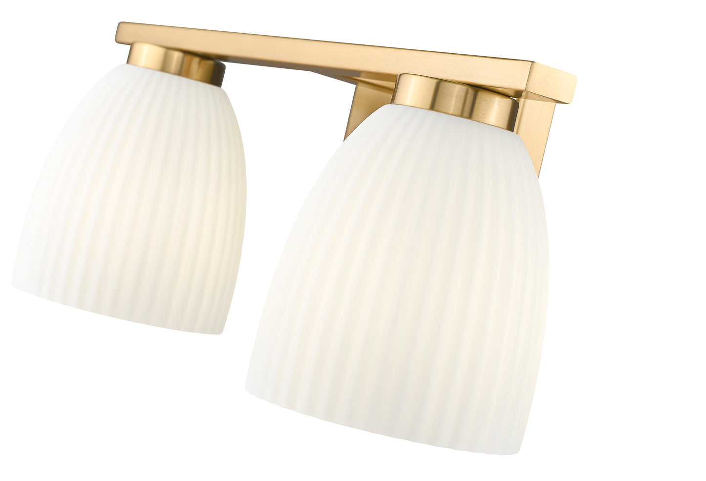 7518-2V-MGLD - Naya 2 Light 16" Vanity - Modern Gold
