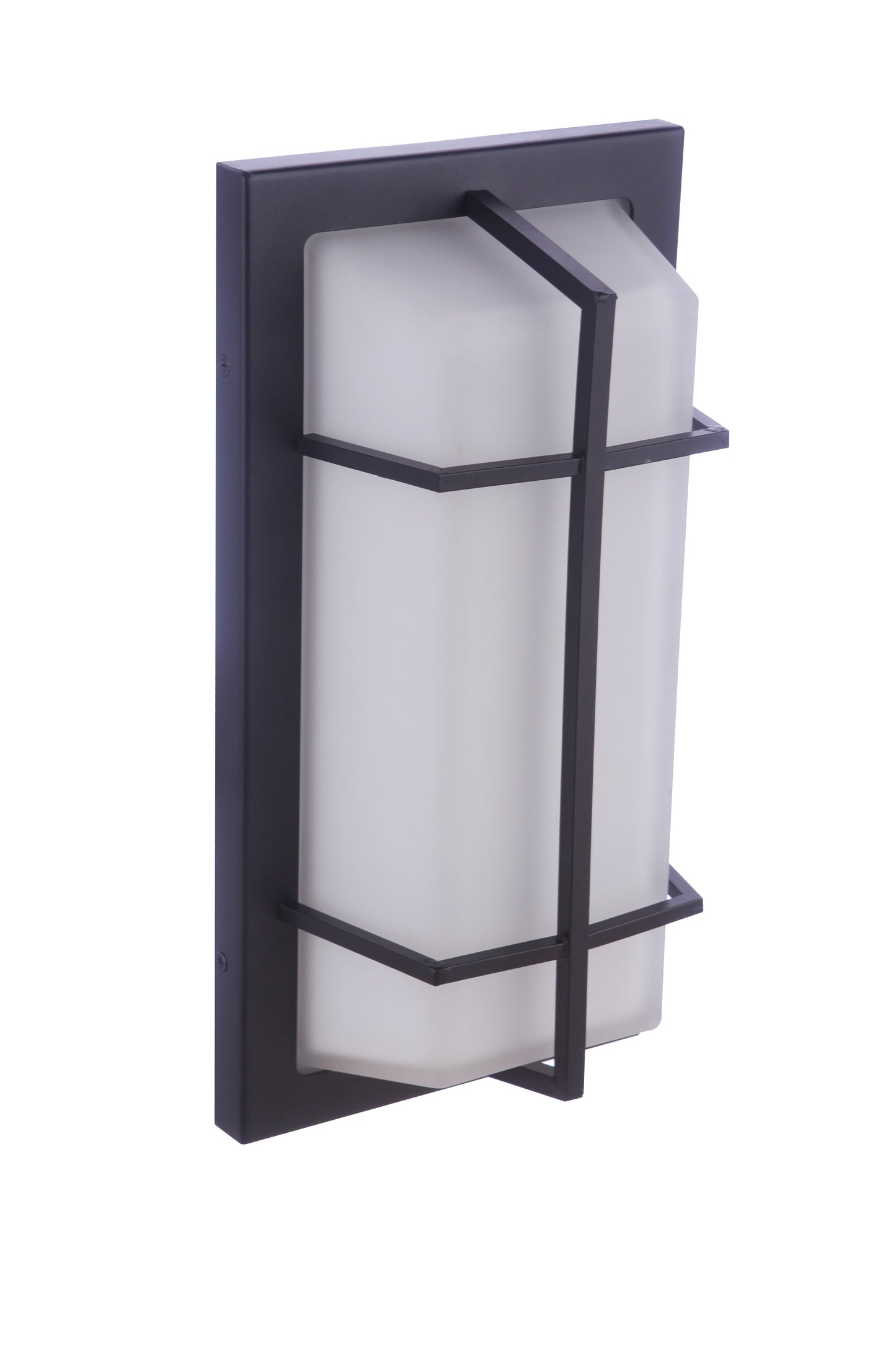 ZA6112-TB - Bulkhead Rectangular 2 Light 14" High Outdoor Wall/Ceiling Mount - Textured Black