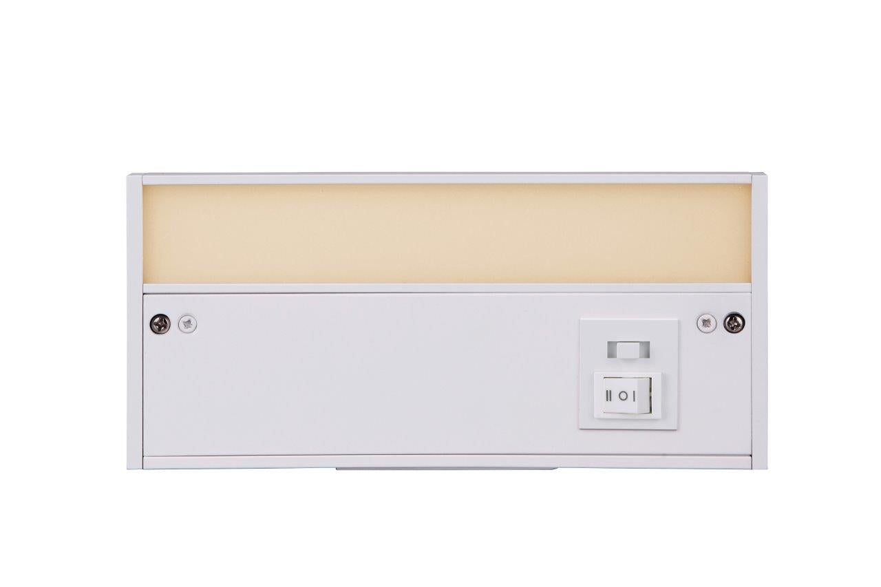 CUC3008-W-LED - 3CCT Under Cabinet Light Bars 1 Light 3.63" Wide Under Cabinet Light Bar - White