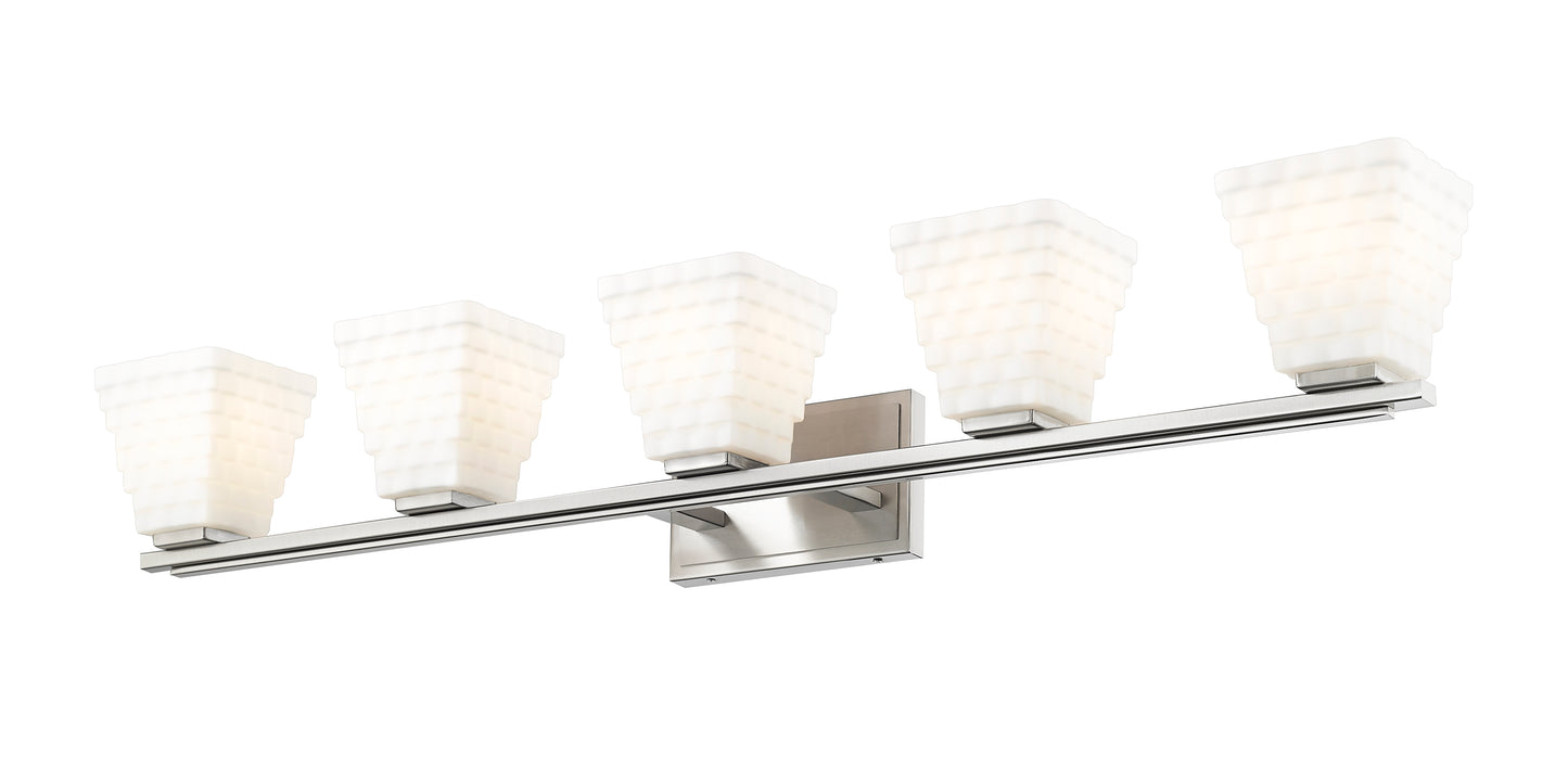 7514-5V-BN - Annalise 5 Light 42" Vanity - Brushed Nickel