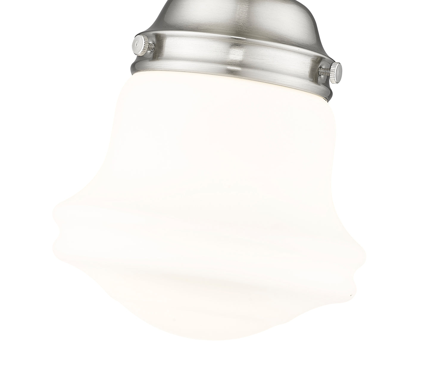 735F1-BN - Vaughn 1 Light Flush 6" Mount - Brushed Nickel
