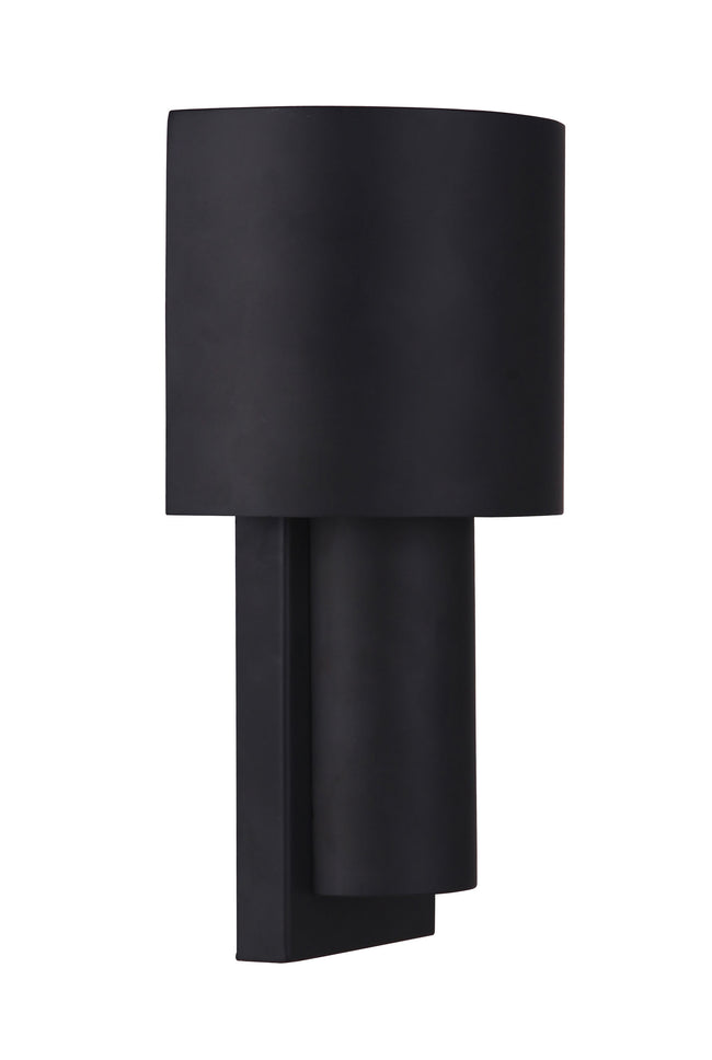 ZA5102-MN-LED - Midtown 1 Light 10.88" High Outdoor Pocket Lantern - Midnight
