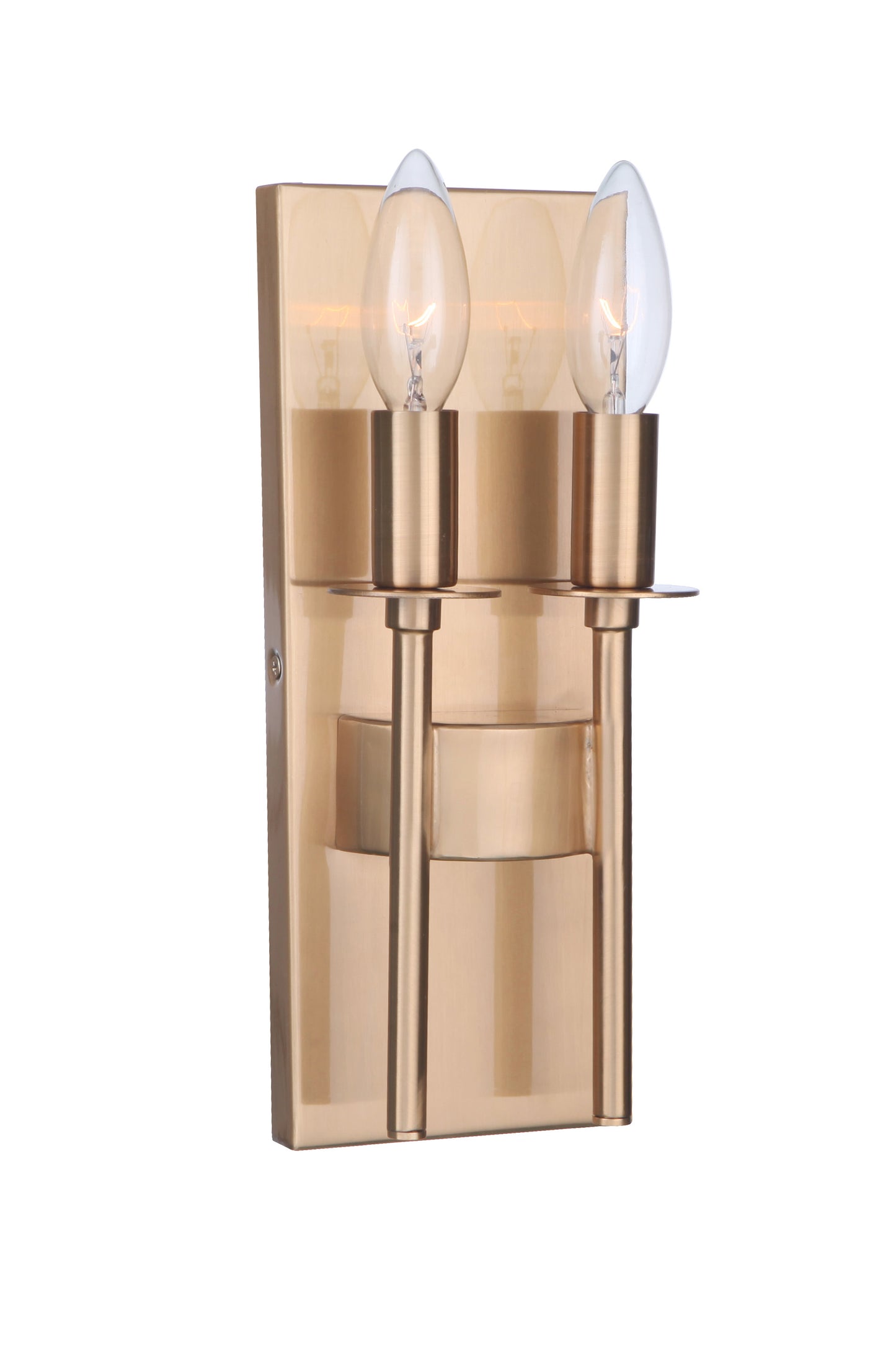 54362-SB - Larrson 2 Light 11" High Wall Sconce - Satin Brass