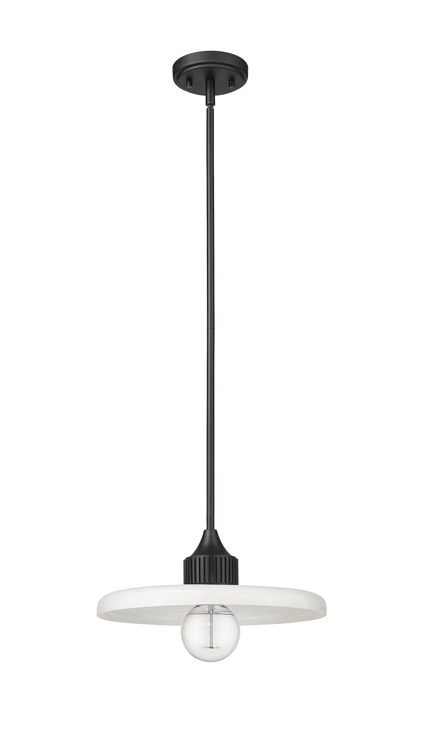 820P14-MB - Paloma 1 Light 14" Pendant - Matte Black