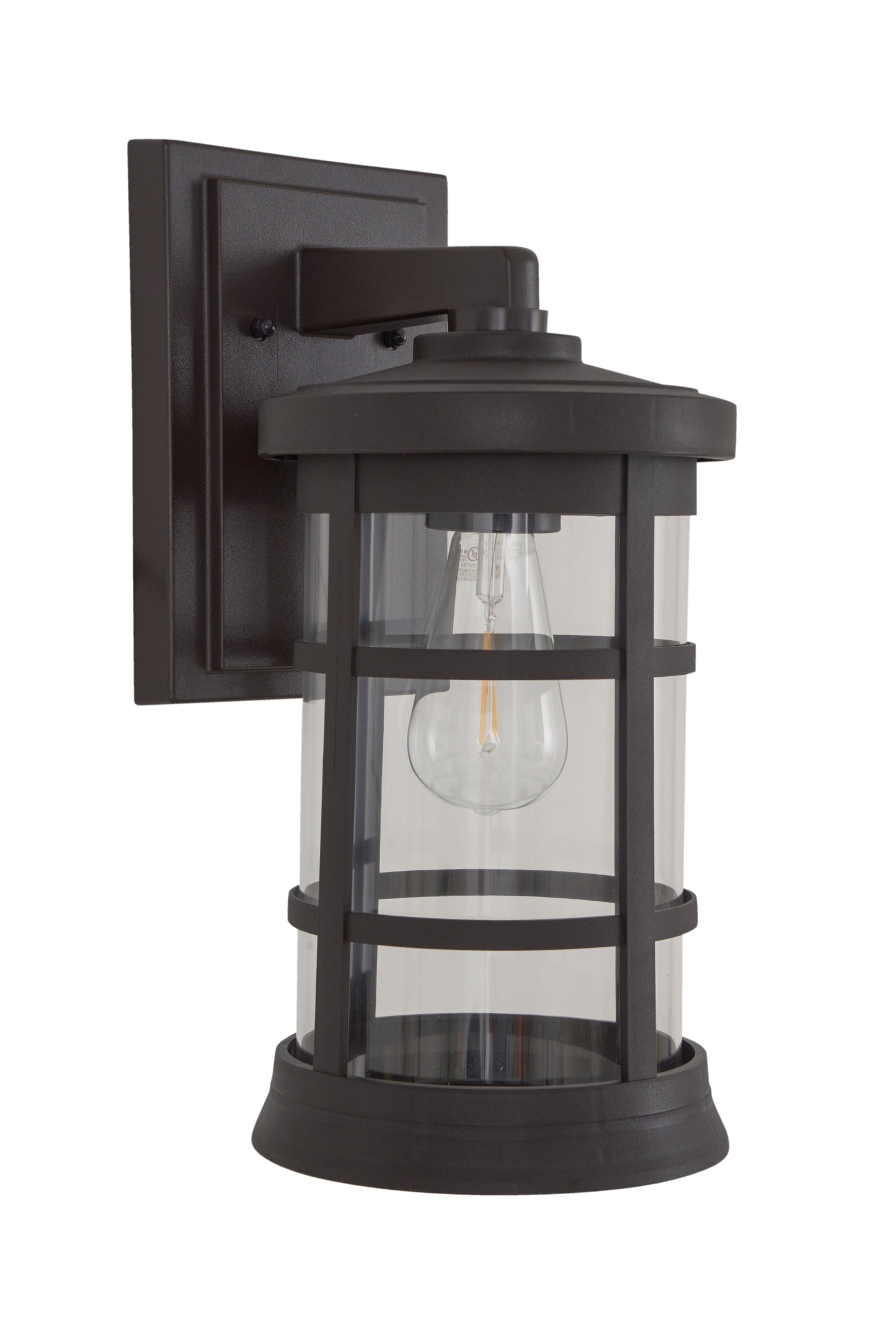 ZA2314-BZ-C - Resilience Lanterns 1 Light 15" High Outdoor Wall Lantern - Bronze