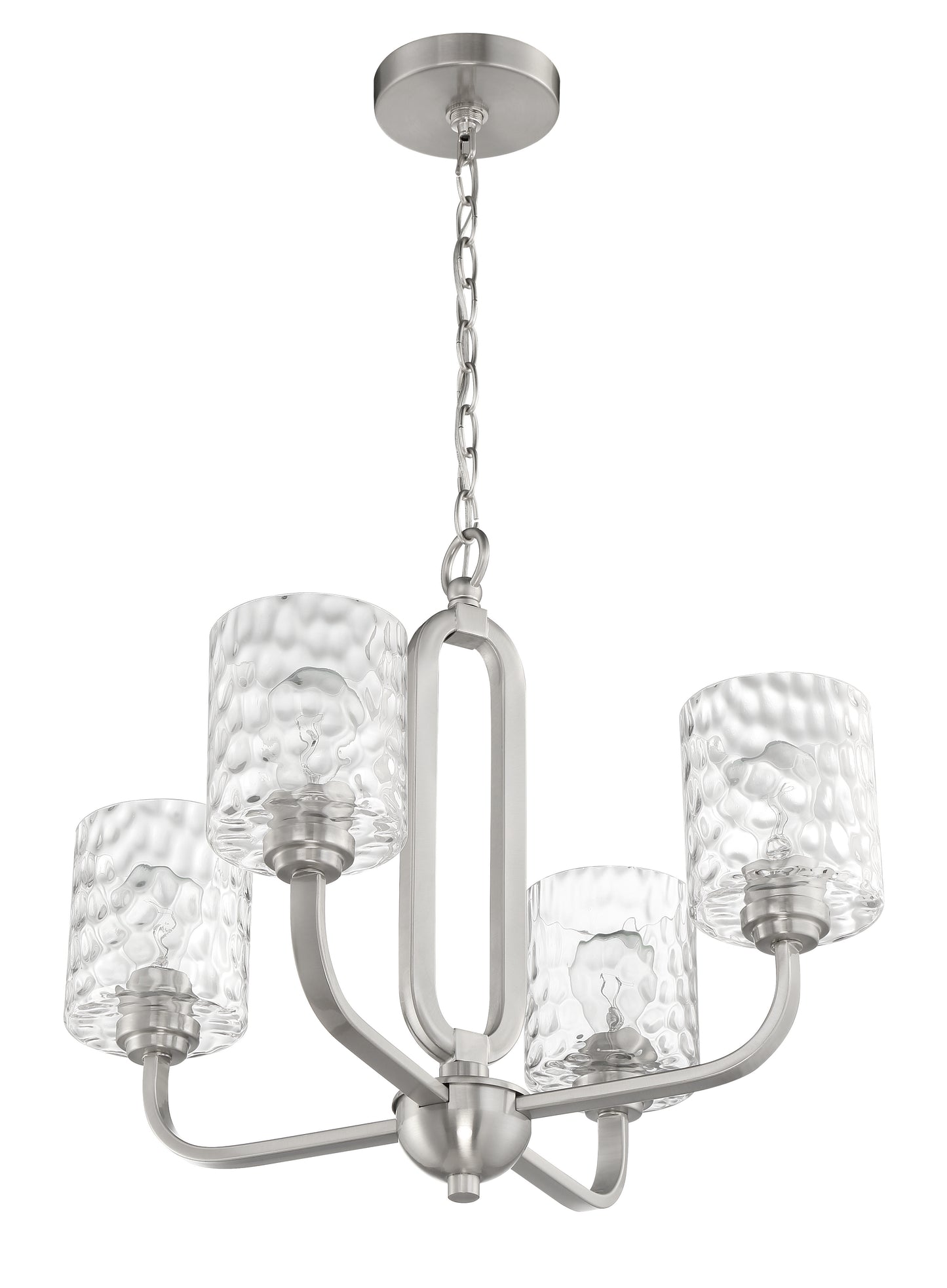 54224-BNK - Collins 4 Light 24" Wide Chandelier - Brushed Nickel