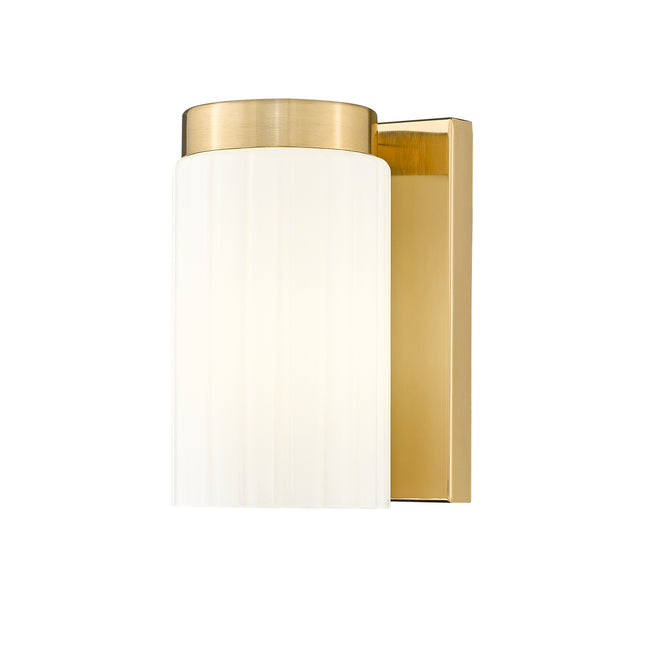 746-1S-LG - Burk 1 Light Wall 7" Sconce - Luxe Gold