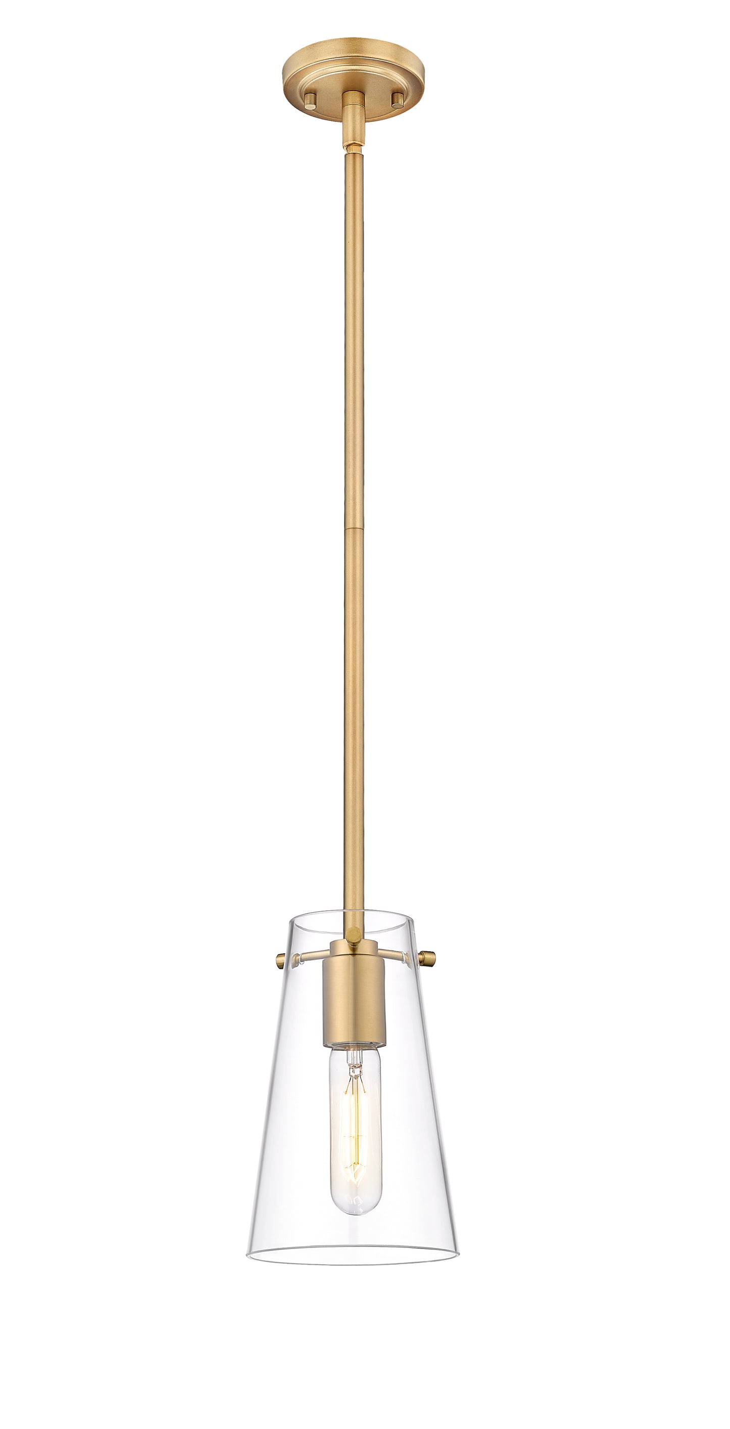 7508MP-ROD-MGLD - Kira 1 Light 5" Pendant - Modern Gold