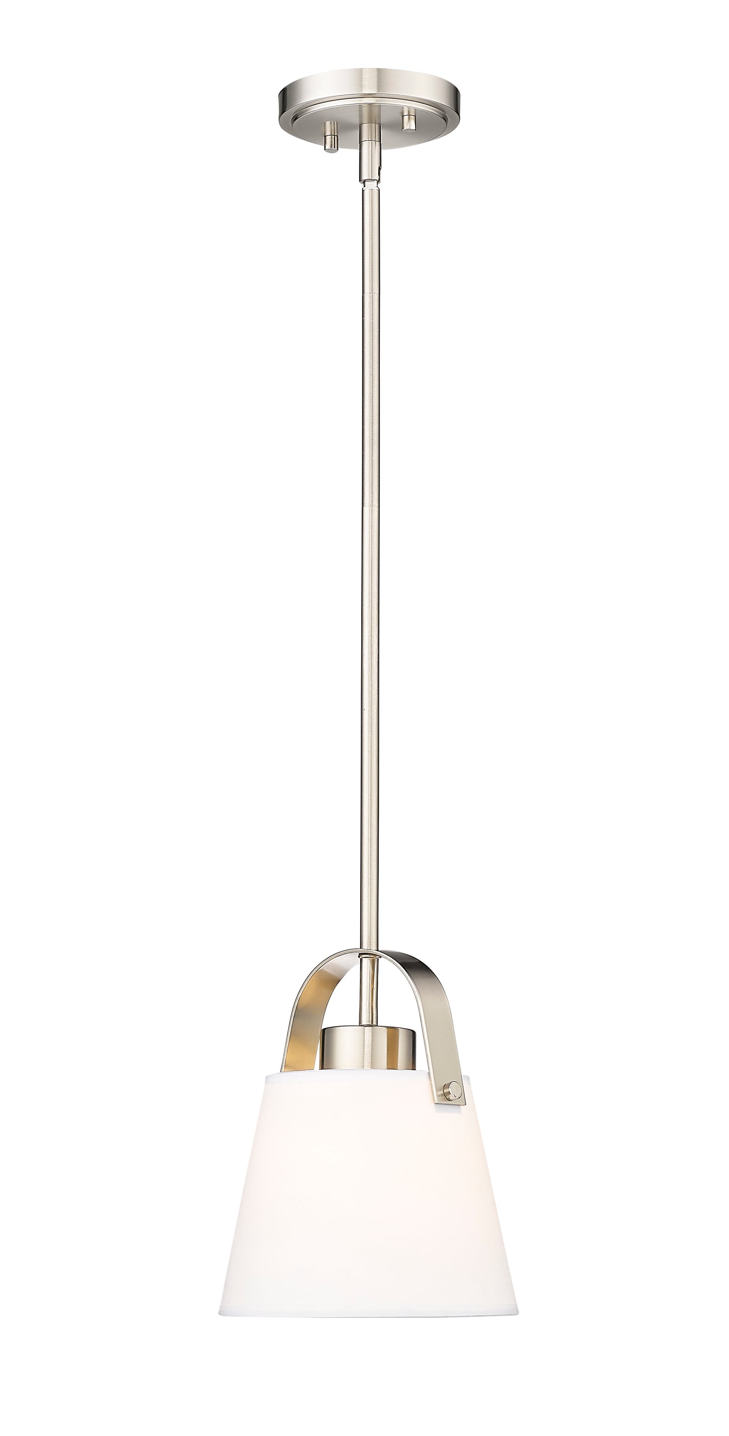 743P8-BN - Z-Studio 1 Light 8" Pendant - Brushed Nickel