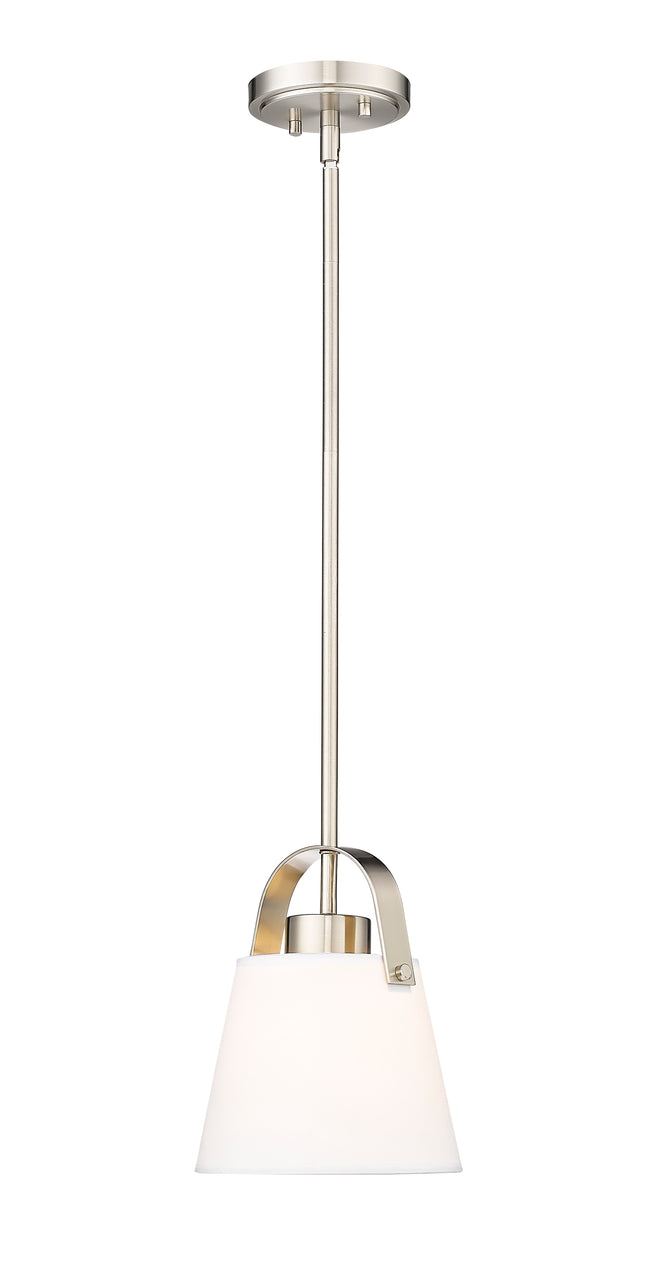743P8-BN - Z-Studio 1 Light 8" Pendant - Brushed Nickel