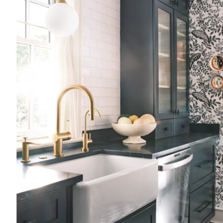 S3947BG - Modern Soap Dispenser - Brushed gold