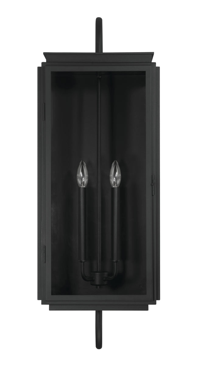 ZA7730-TB - Irving 4 Light 38" High Outdoor Wall Lantern - Textured Black