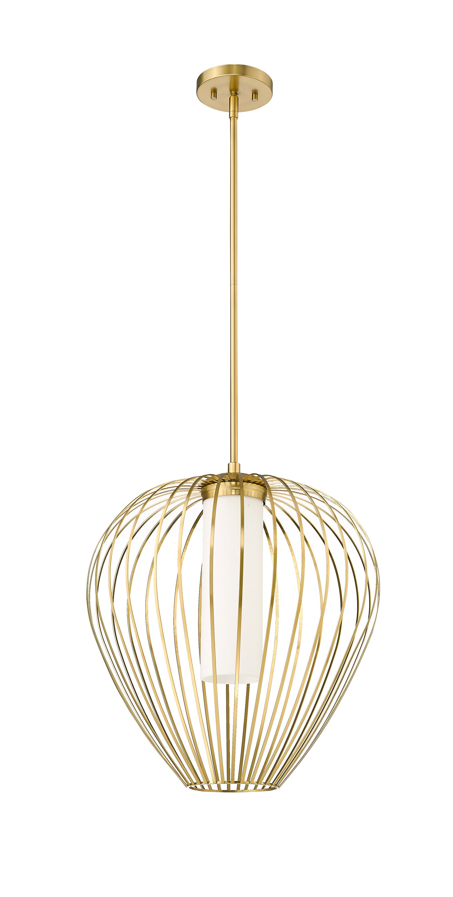 7507-18MGLD - Savanti 1 Light 18" Pendant - Modern Gold