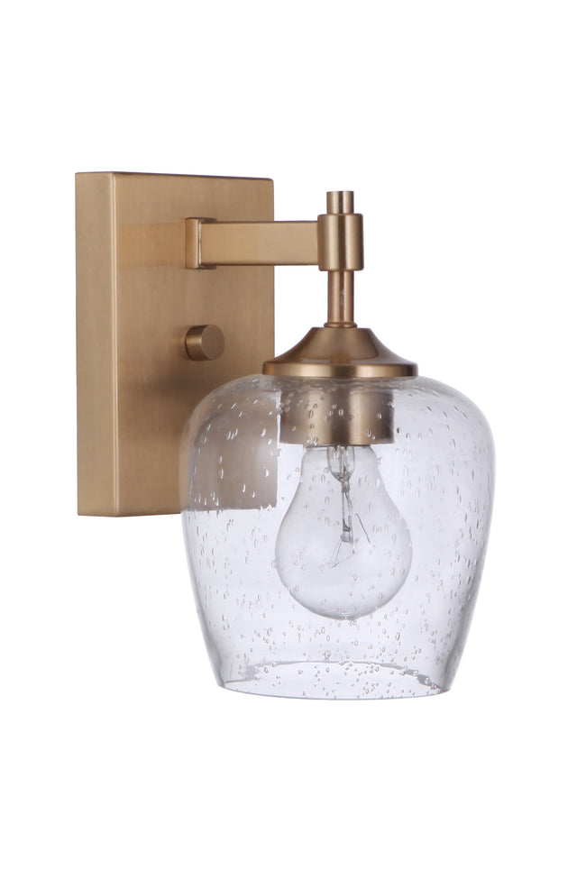 12406SB1 - Stellen 1 Light 9.25" High Wall Sconce - Satin Brass