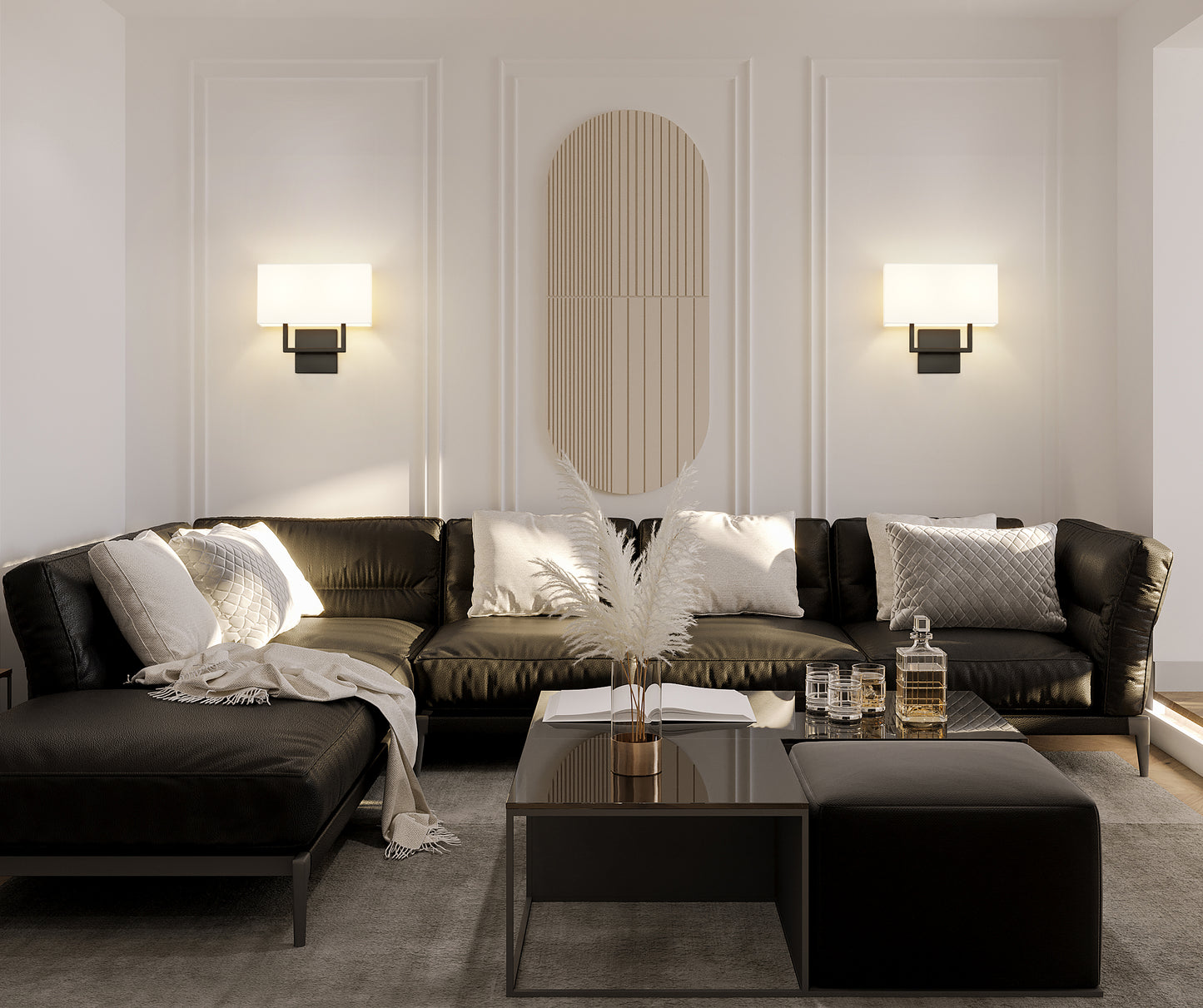 815-2S-MB - Saxon 2 Light Wall 11" Sconce - Matte Black
