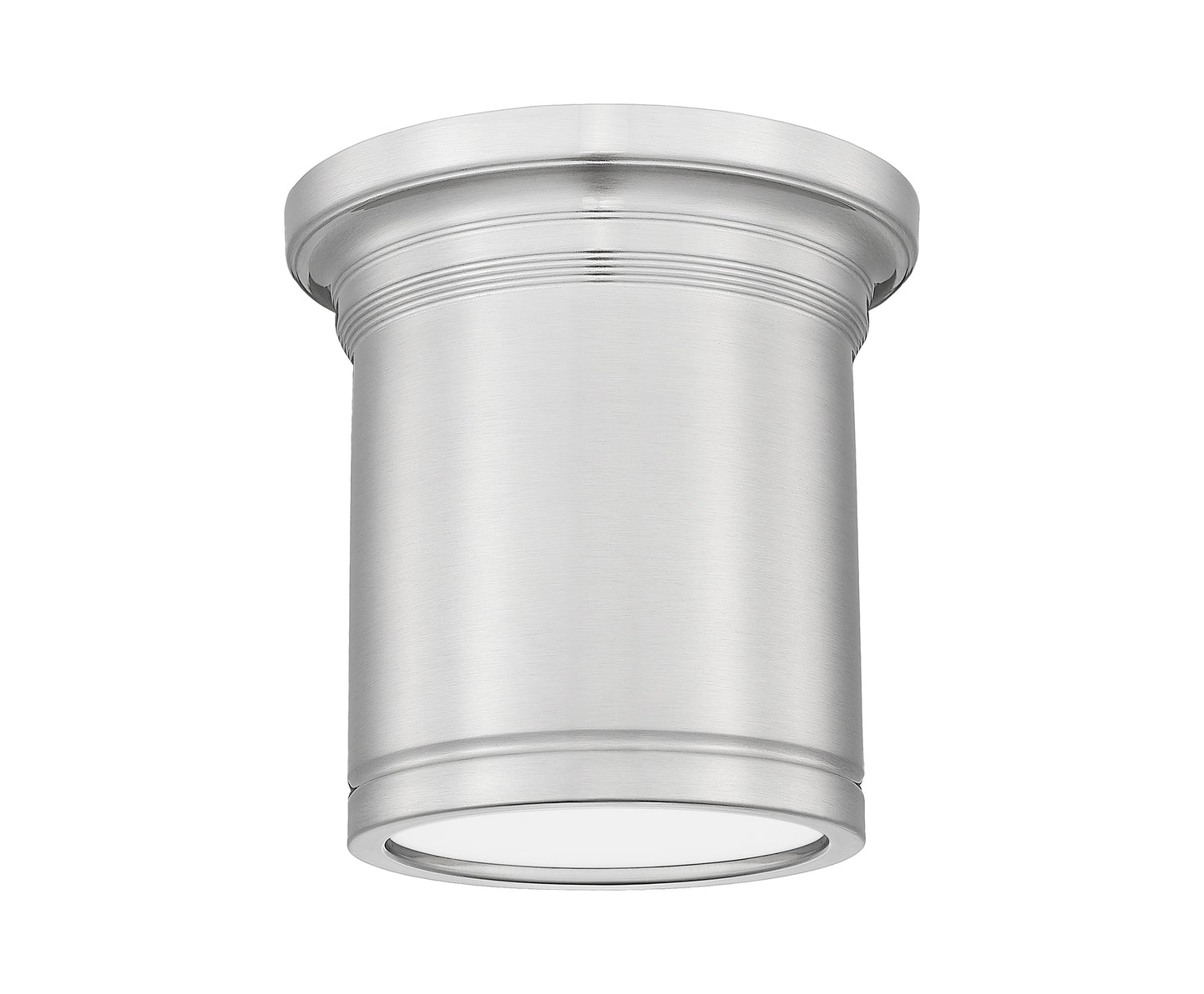 7702F8-BN-LED - Bentley 1 Light Flush 8" Mount - Brushed Nickel