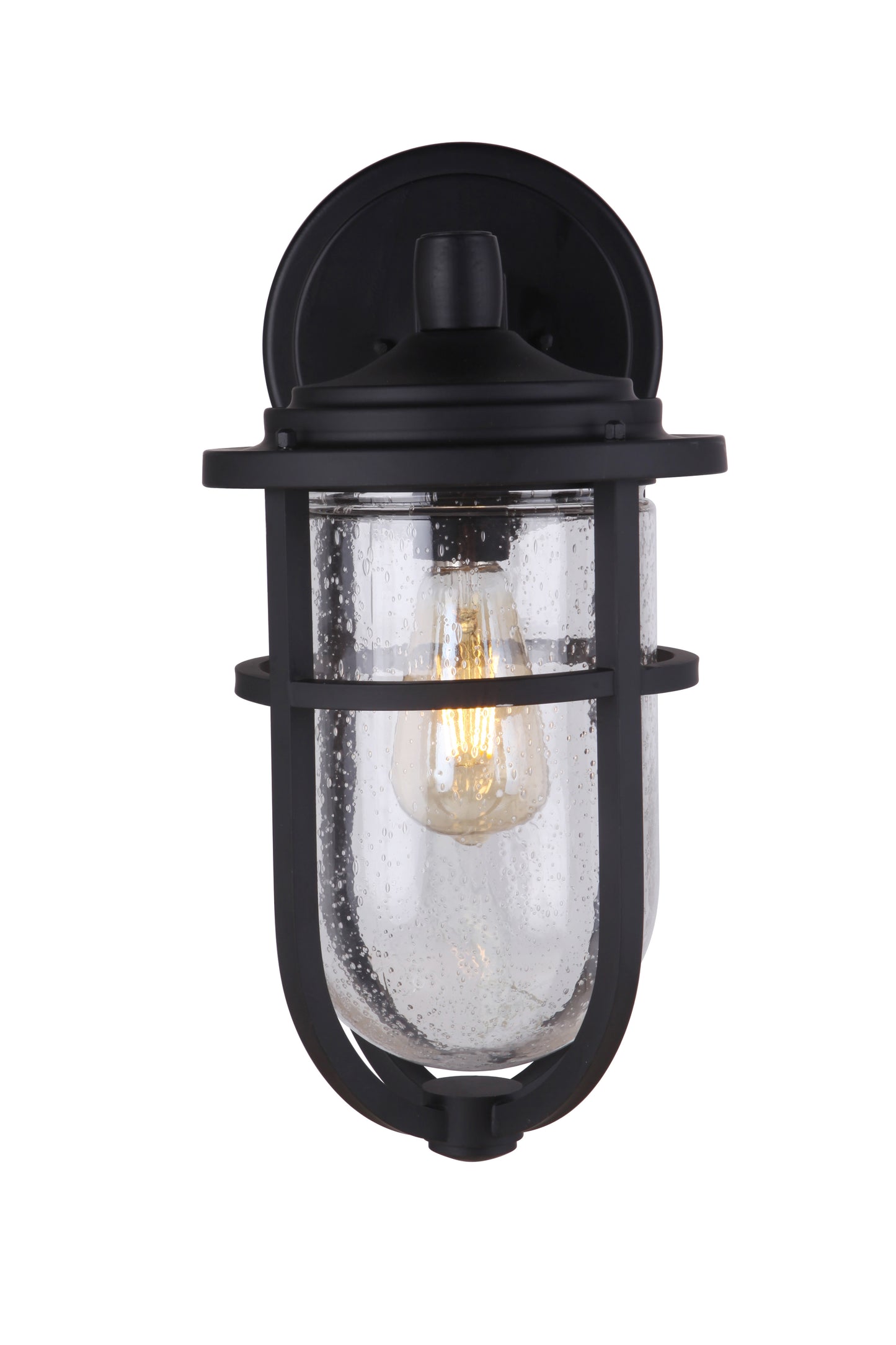 ZA4714-MN - Voyage 1 Light 16" High Outdoor Wall Lantern - Midnight