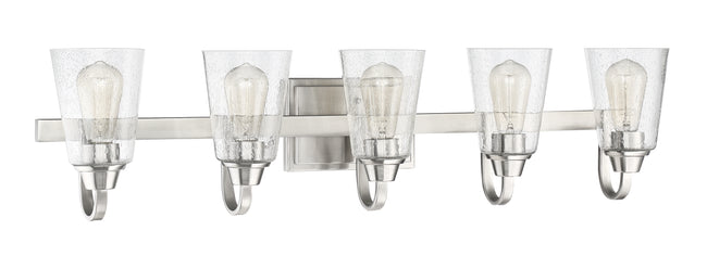 41905-BNK-CS - Grace 5 Light 37" Wide Vanity Light - Brushed Nickel