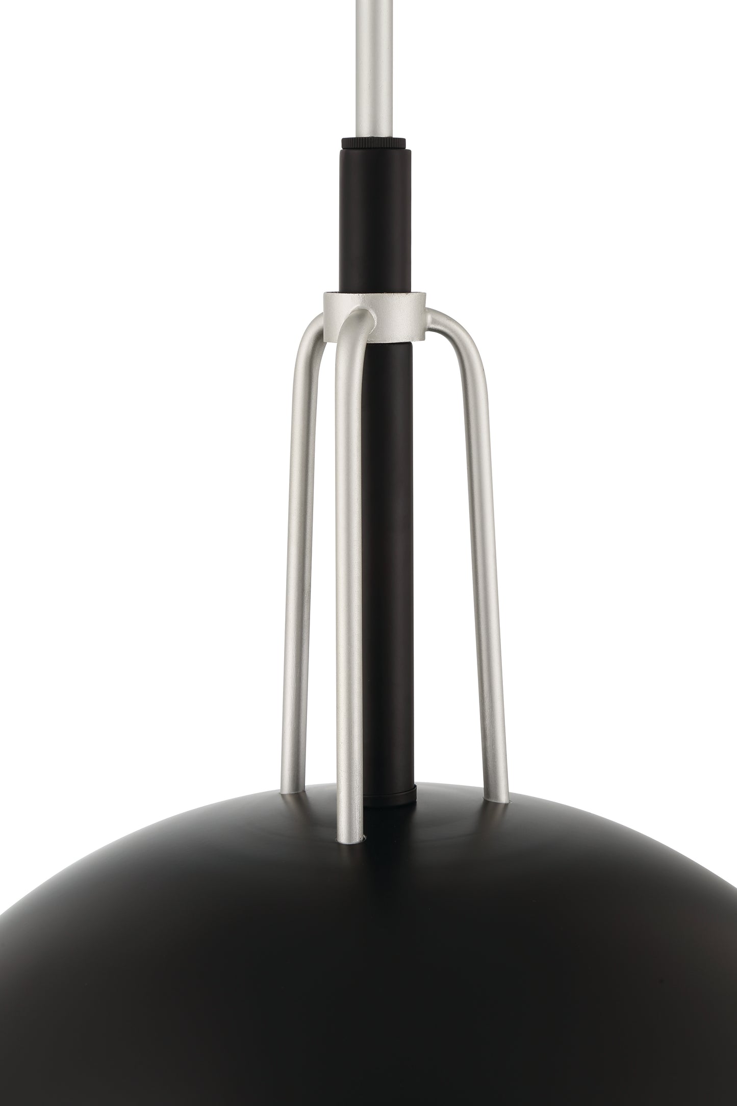 ZA4921-MNSA - Kahn 1 Light 16" Wide Outdoor Pendant - Midnight / Satin Aluminum