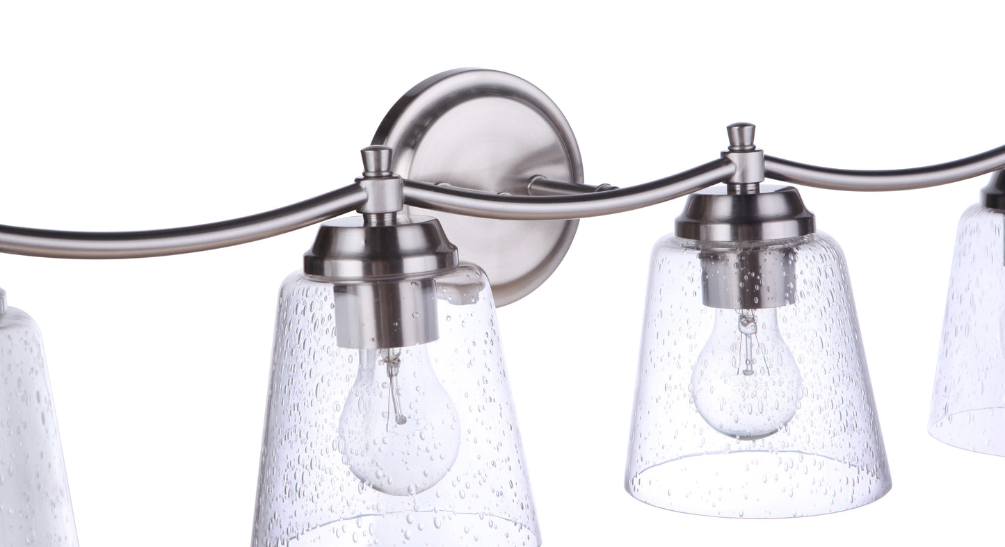 50204-BNK - Tyler 4 Light 31" Wide Vanity Light - Brushed Nickel