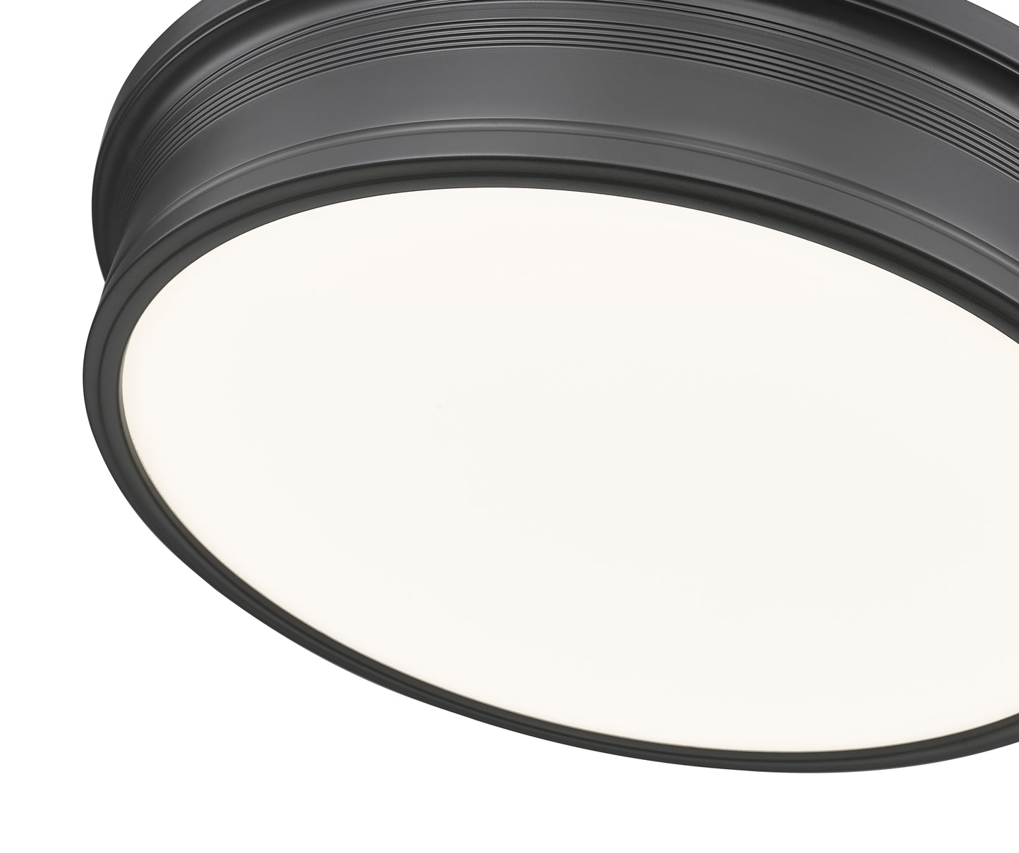 7702F20-MB-LED - Bentley 1 Light Flush 20" Mount - Matte Black