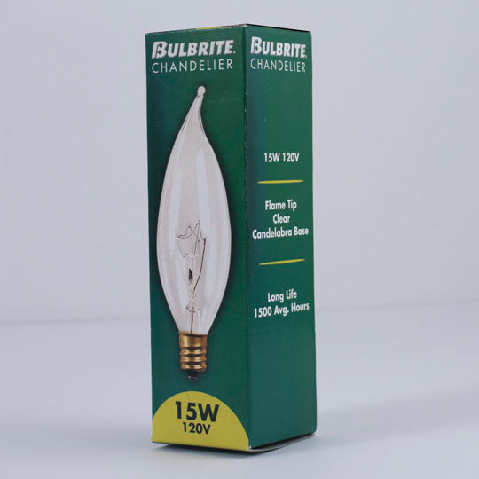493115 - Specialty Clear CA8 LED Light Bulb - 15 Watt - 2700K - 50 Pack