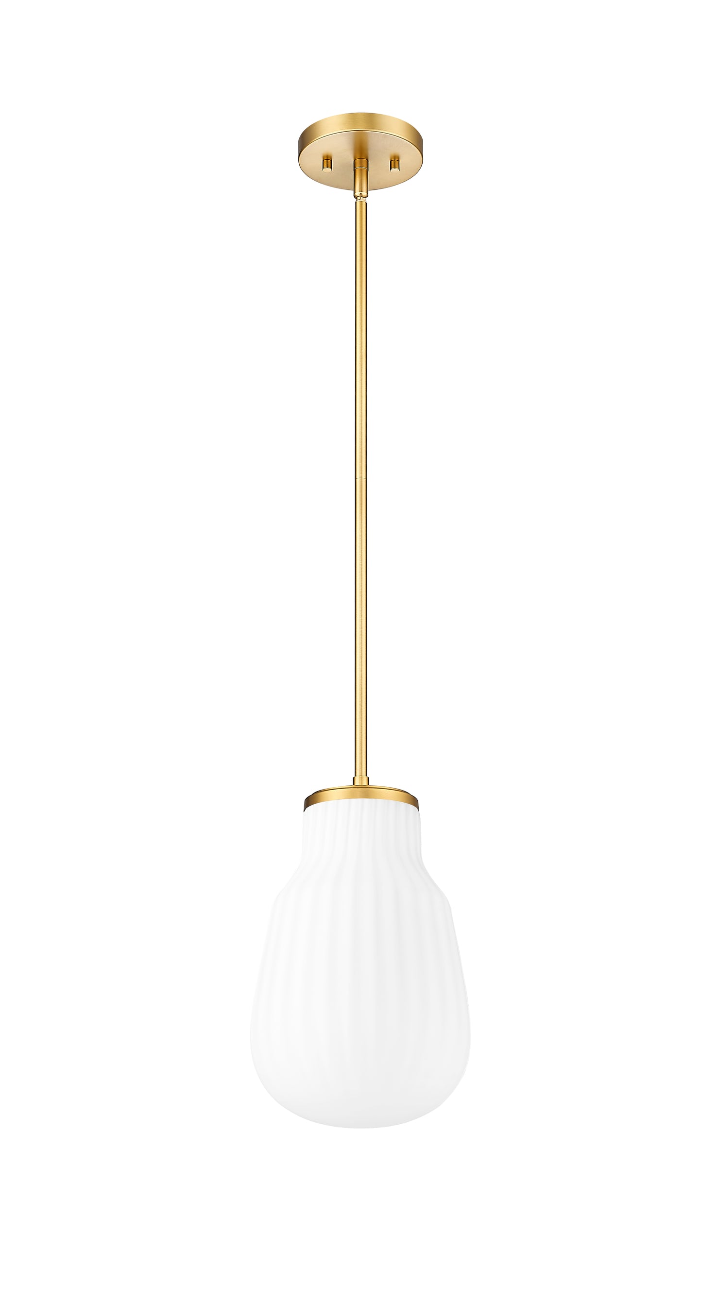 7511P8-MGLD - Newbury 1 Light 8" Pendant - Modern Gold