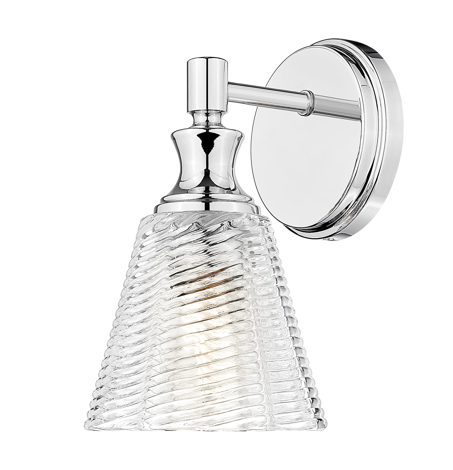 7704-1S-CH - Auden 1 Light Wall 10" Sconce - Chrome