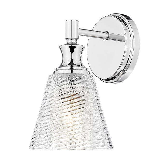 7704-1S-CH - Auden 1 Light Wall 10" Sconce - Chrome