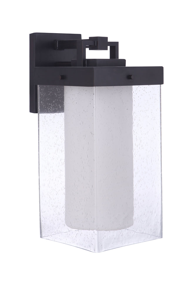 ZA5604-MN - Hayner 1 Light 16" High Outdoor Wall Lantern - Midnight