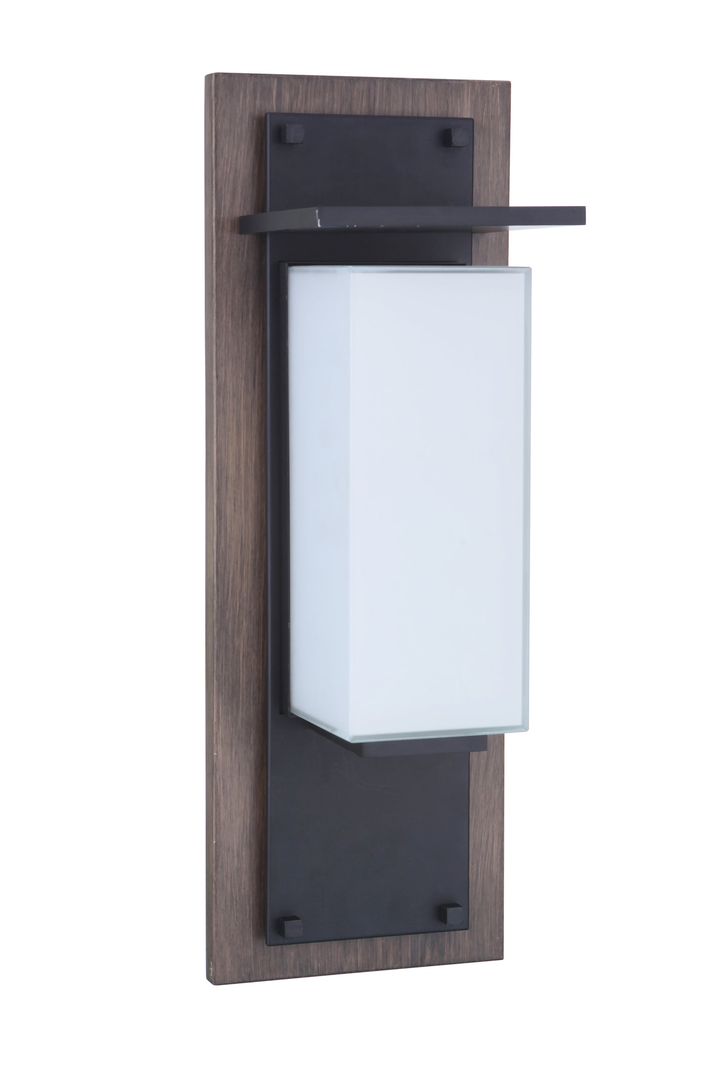 ZA2522-WBMN-LED - Heights 1 Light 24" High Outdoor Wall Lantern - Whiskey Barrel / Midnight