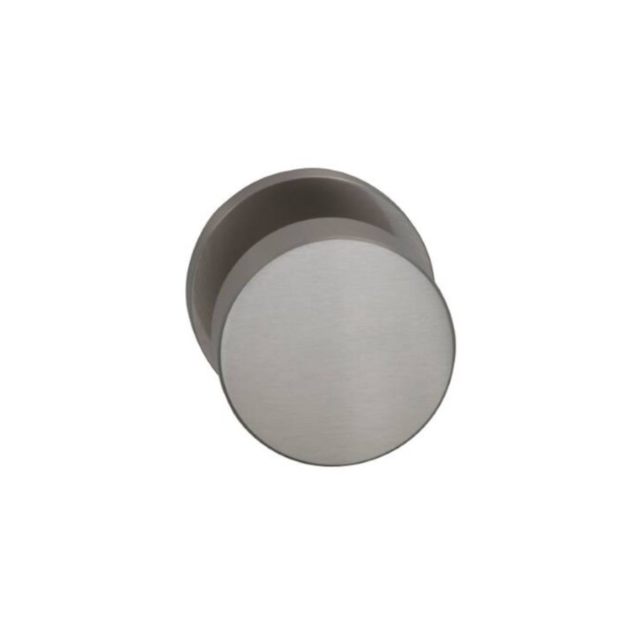 935MD/234F.PR15 - Puck Knob with Modern Rose - Satin Nickel Lacquered