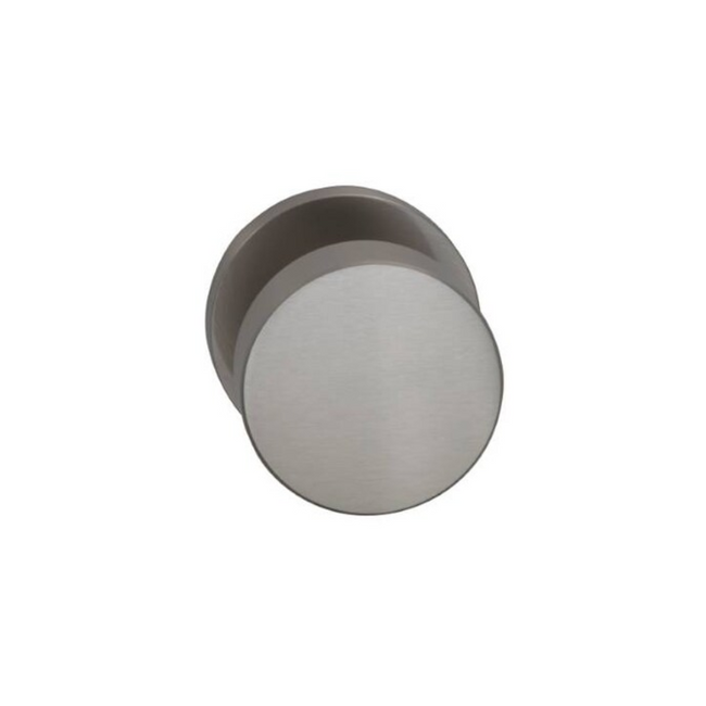 935MD/234F.PR15 - Puck Knob with Modern Rose - Satin Nickel Lacquered
