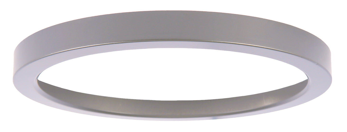 X9207-TRIM-BNK - LED Flushmount 7" Wide Accessory - Brushed Nickel