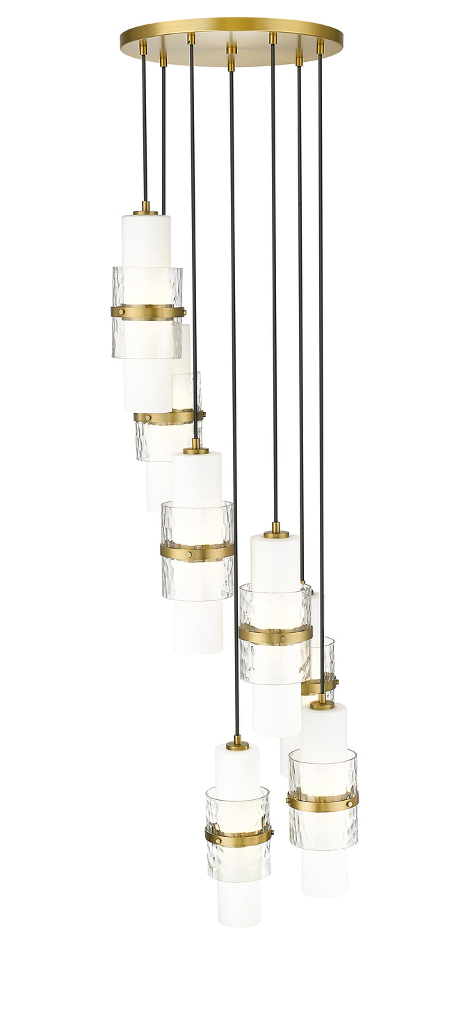 1946P-7R-MGLD - Cayden 7 Light 18" Chandelier - Modern Gold