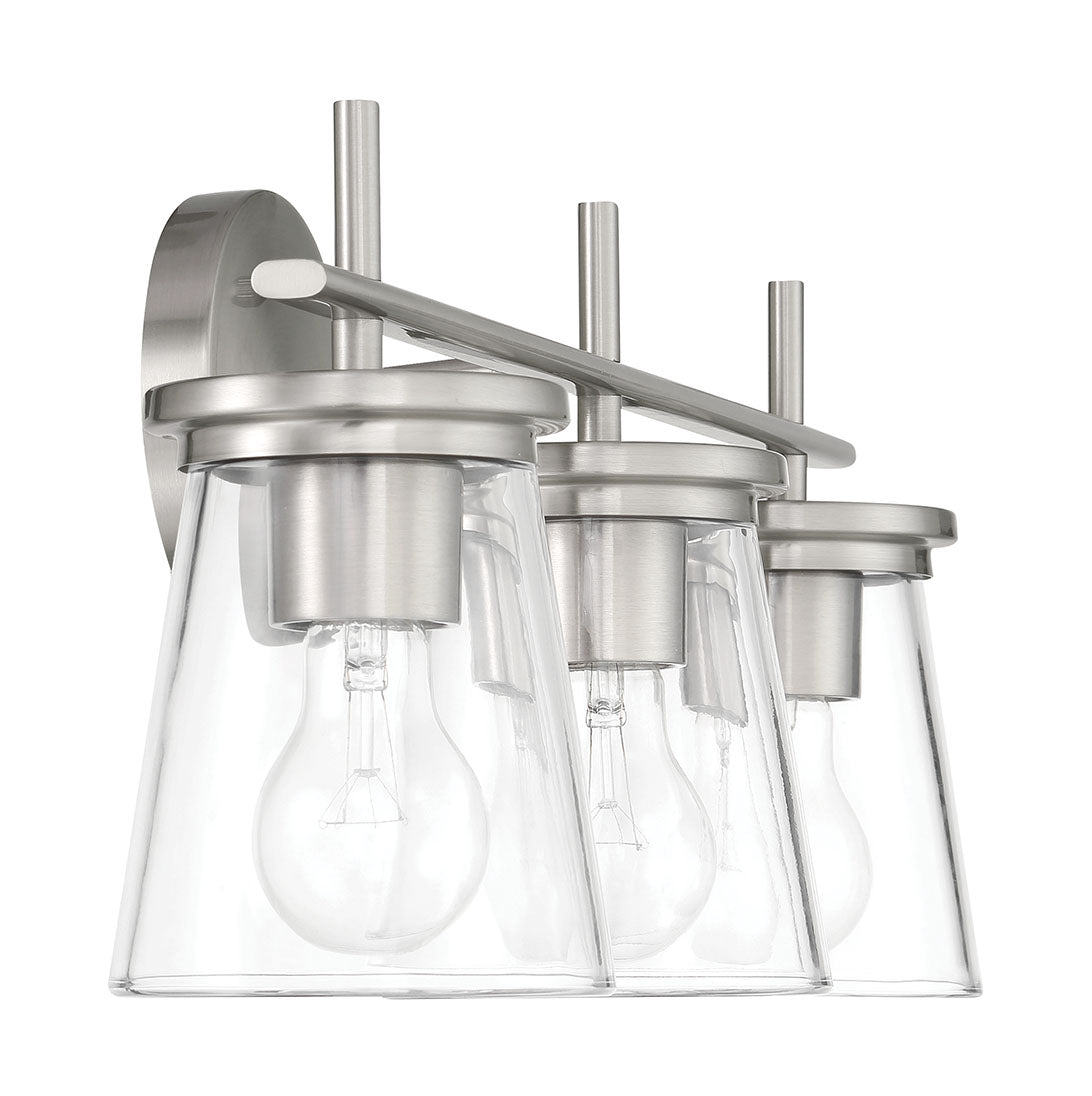 60403-BNK - Connell 3 Light 22" Wide Vanity Light - Brushed Nickel