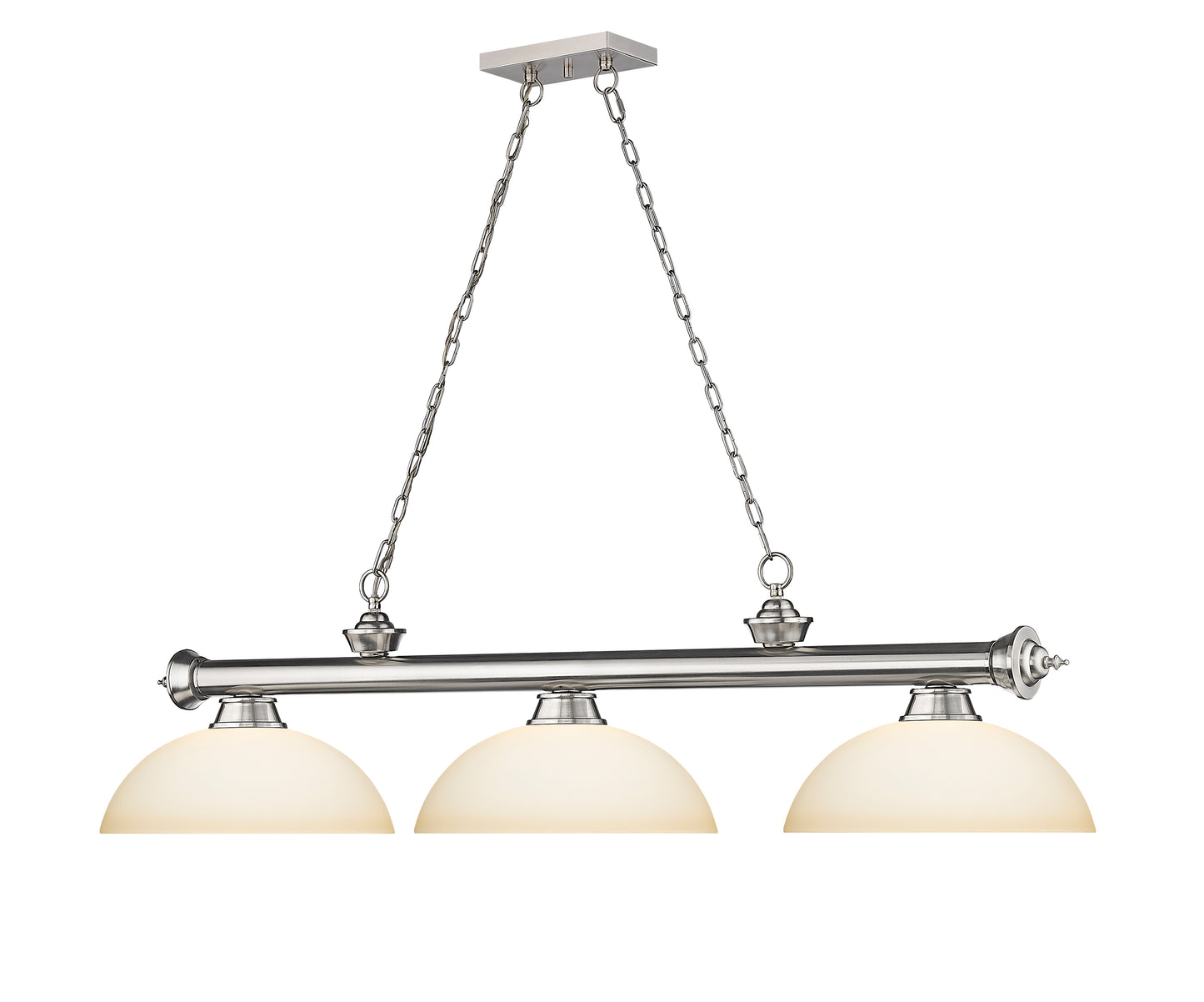 2306-3BN-DMO14 - Cordon 3 Light 57" Billiard - Brushed Nickel