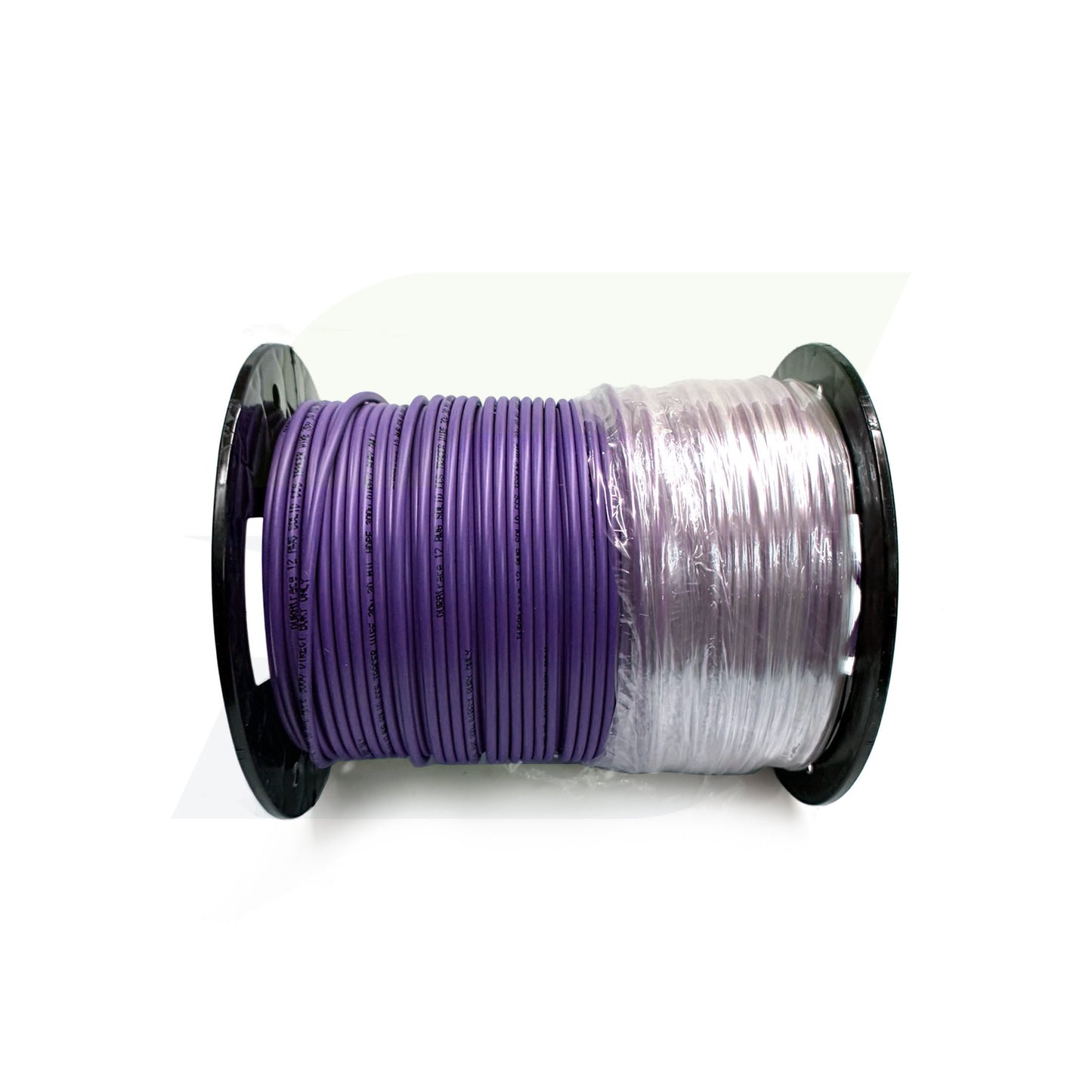DTP-3012-500 - 12 AWG 30 mil Solid Copper Purple Tracer Wire - 500 ft Roll